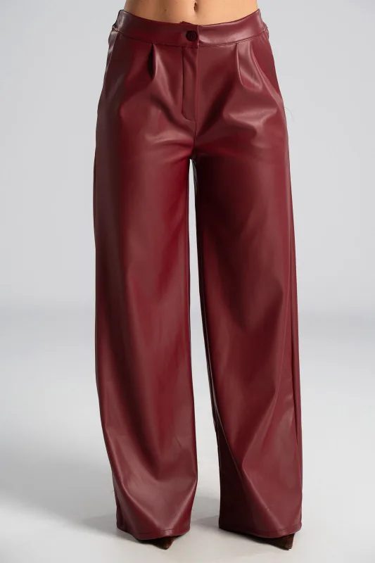 Σετ Γιλέκο-Παντελόνι Δερματίνη