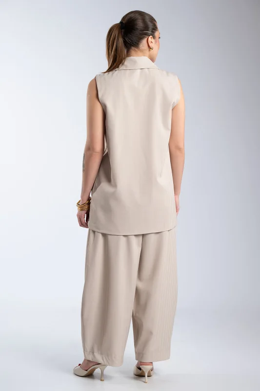 Striped Set Vest-Pants 