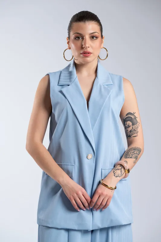 Striped Set Vest-Pants 
