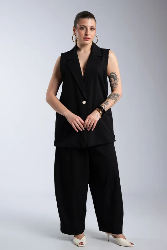 Striped Set Vest-Pants 