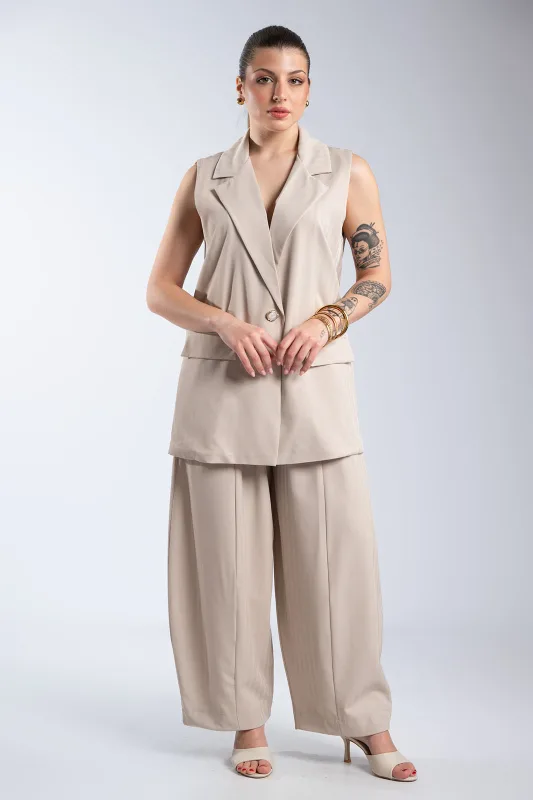 Striped Set Vest-Pants 