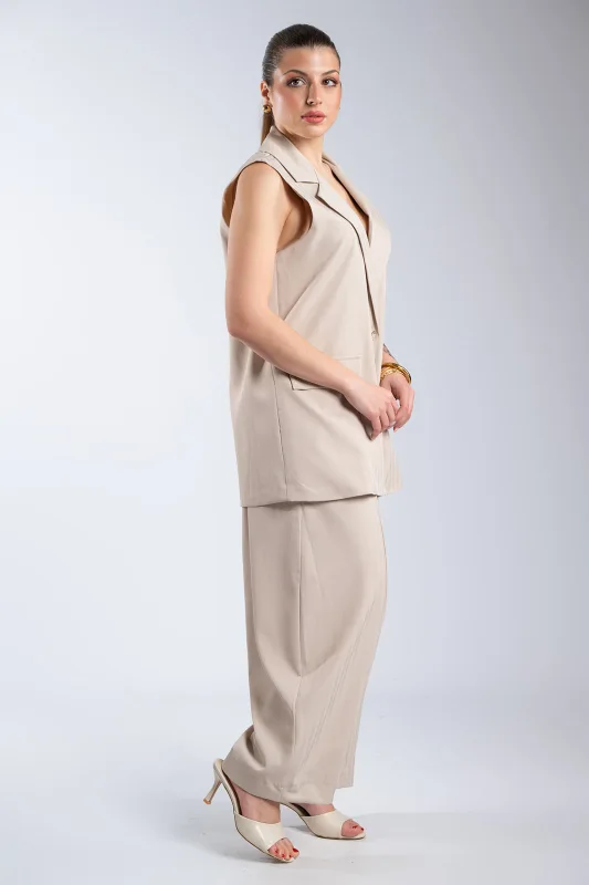 Striped Set Vest-Pants 