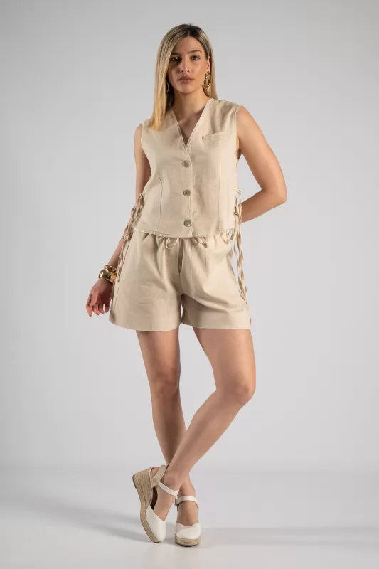Set Vest-Shorts Binding