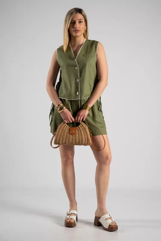 Set Vest-Shorts Binding