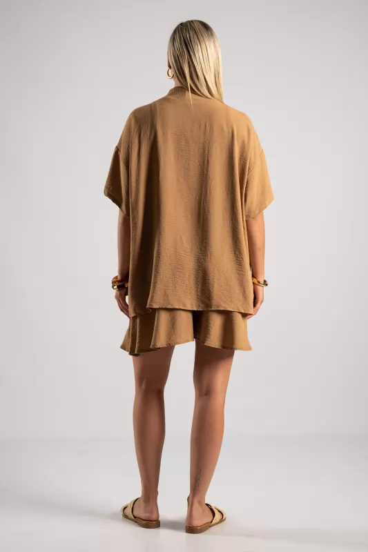 Σετ Κιμονό-Shorts Crep