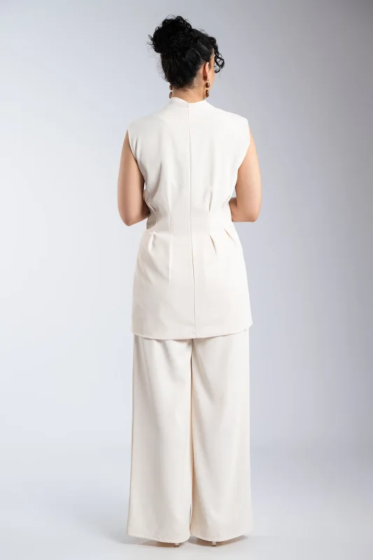 Σετ Μεσάτο Γιλέκο-Παντελόνι Μονόχρωμο