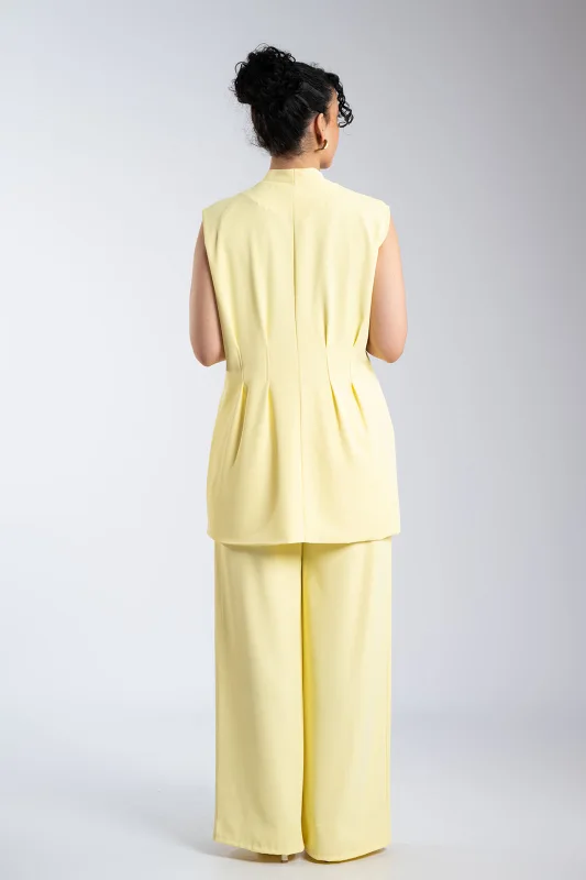 Σετ Μεσάτο Γιλέκο-Παντελόνι Μονόχρωμο