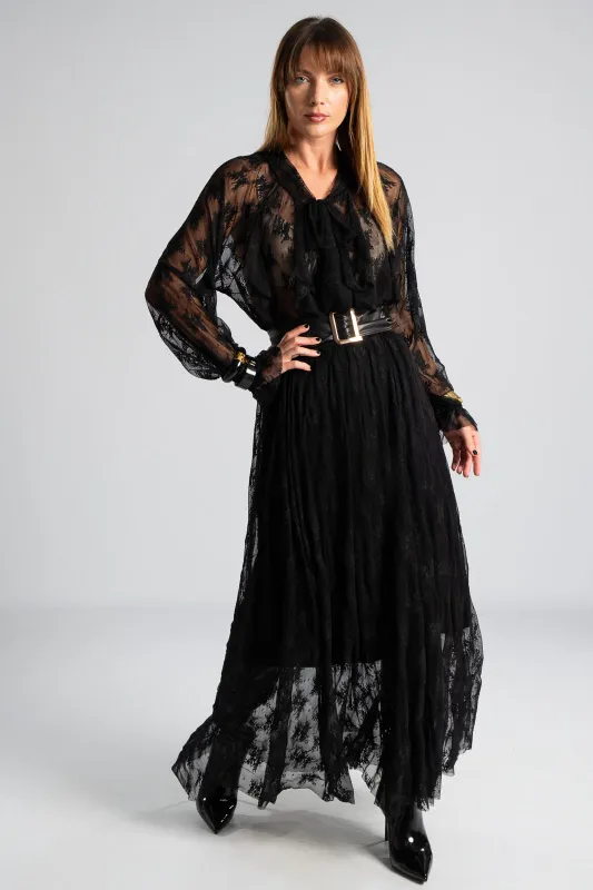 Set Lace Blouse-Skirt 