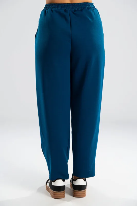 Set Blouse with Collar and Trousers