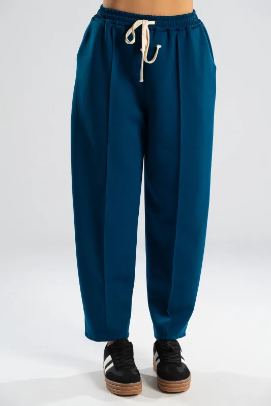 Set Blouse with Collar and Trousers