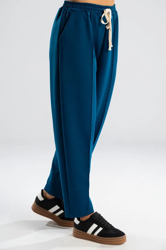 Set Blouse with Collar and Trousers