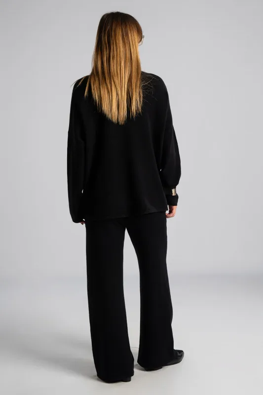 Set Blouse With Lace Pants
