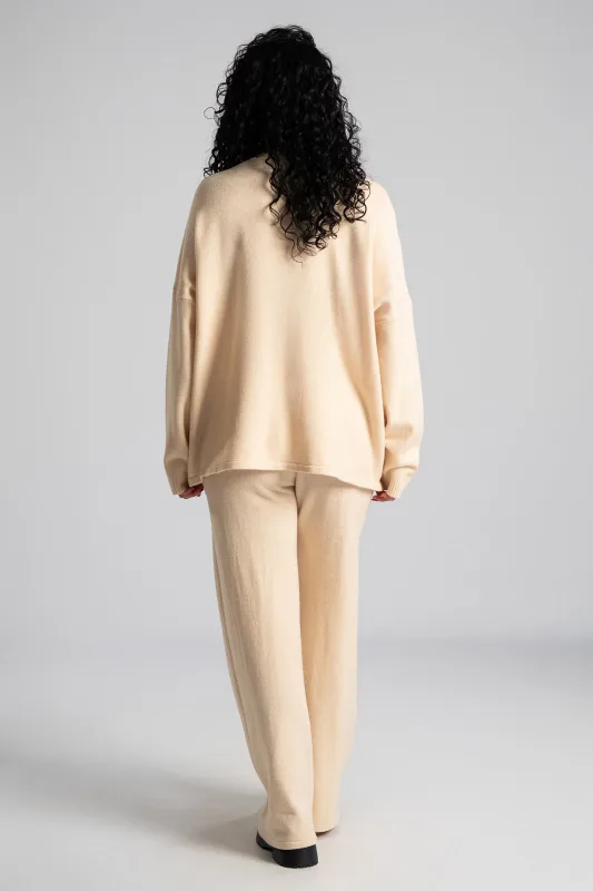 Set Blouse With Lace Pants