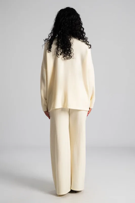 Set Blouse With Lace Pants