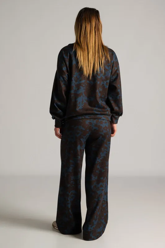 Set of Blouse with Pants Printed 