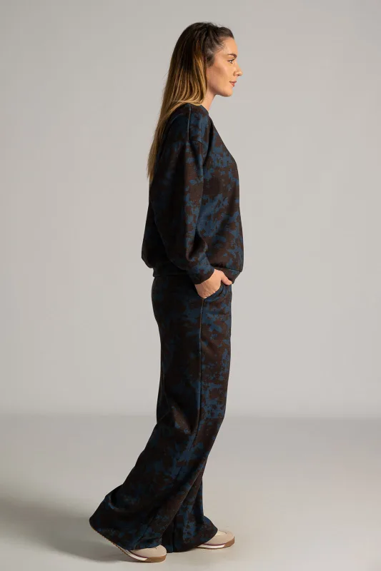 Set of Blouse with Pants Printed 