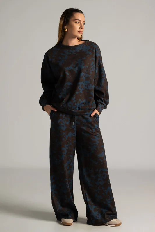 Set of Blouse with Pants Printed 