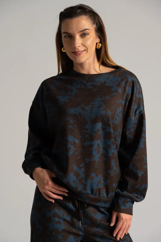 Set of Blouse with Pants Printed 