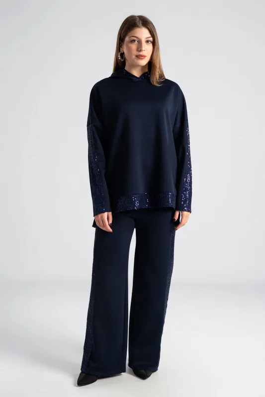 Σετ Μπλούζα Με Παντελόνι Παγιέτες