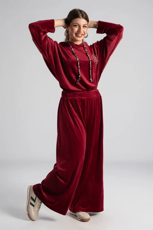 Σετ Μπλούζα Με Παντελόνι Velvet