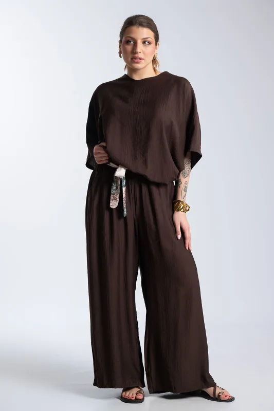 Σετ Μπλουζα-Παντελονα Floral Δέσιμο