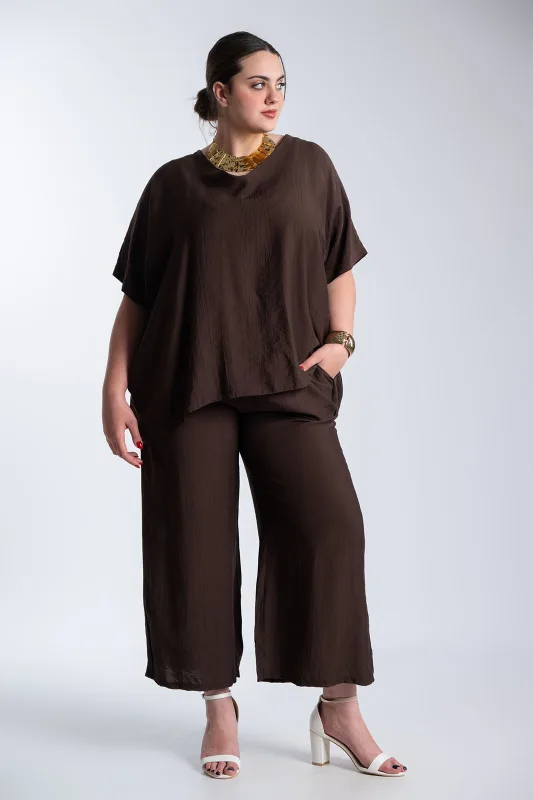 Σετ Μπλουζα-Παντελονα Floral Δέσιμο