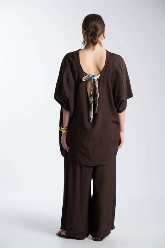 Σετ Μπλουζα-Παντελονα Floral Δέσιμο