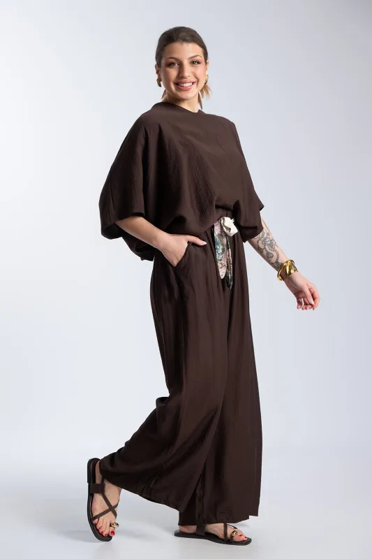 Σετ Μπλουζα-Παντελονα Floral Δέσιμο