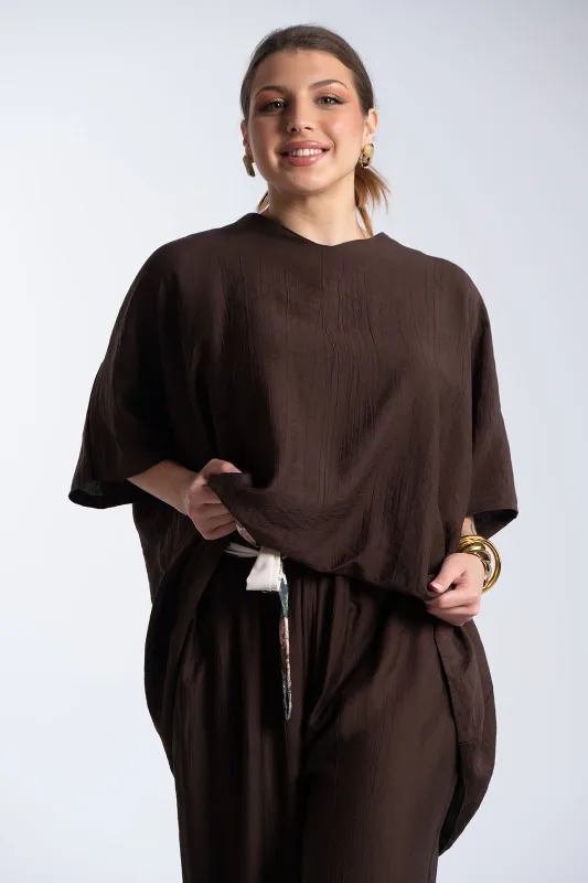 Σετ Μπλουζα-Παντελονα Floral Δέσιμο