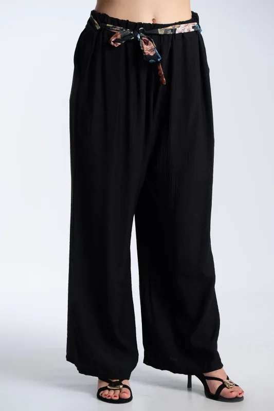 Σετ Μπλουζα-Παντελονα Floral Δέσιμο