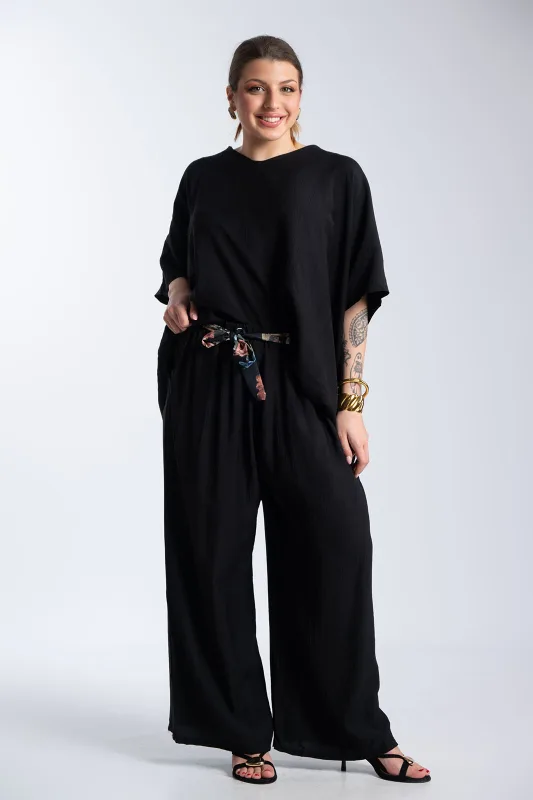 Σετ Μπλουζα-Παντελονα Floral Δέσιμο