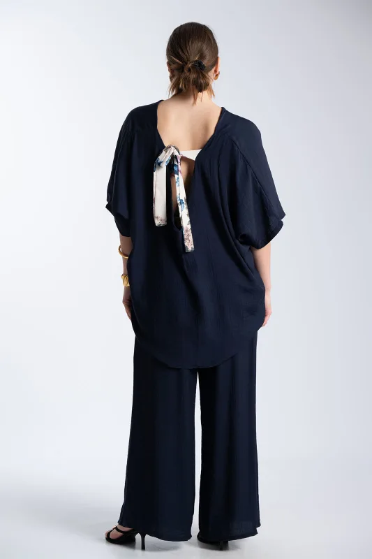 Σετ Μπλουζα-Παντελονα Floral Δέσιμο