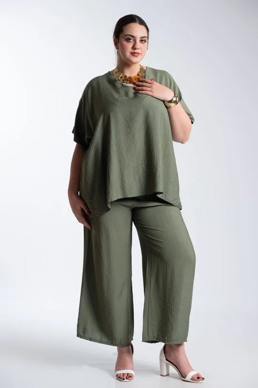 Σετ Μπλουζα-Παντελονα Floral Δέσιμο