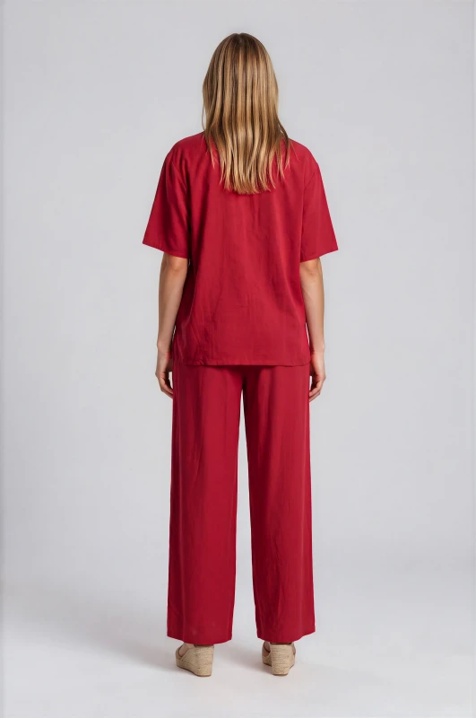 Co-ords T-Shirt-Pants Scarf