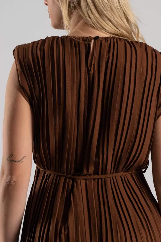Set Blouse Pants Pleated