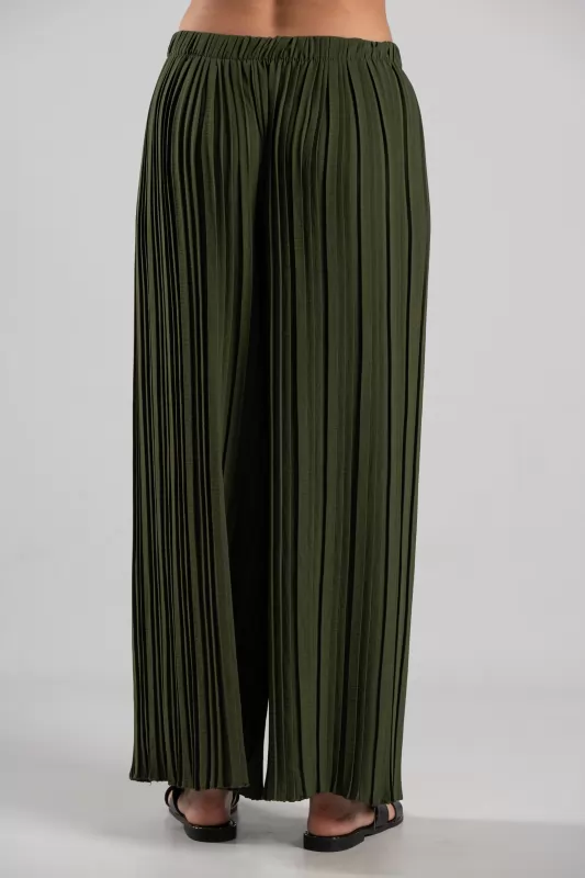 Set Blouse Pants Pleated