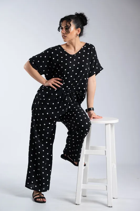 Σετ Μπλούζα Παντελόνα Πουά