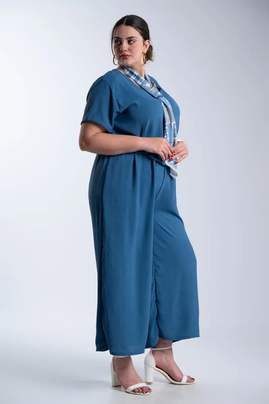 Σετ Μπλούζα-Παντελόνι Crep Φουλάρι