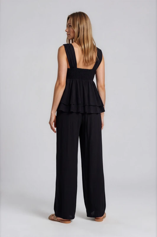 Co-ord Cut-Out Blouse and Pants 