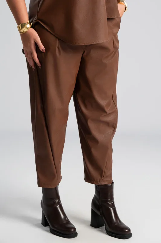 Σετ Μπλούζα-Παντελόνι Δερματίνη