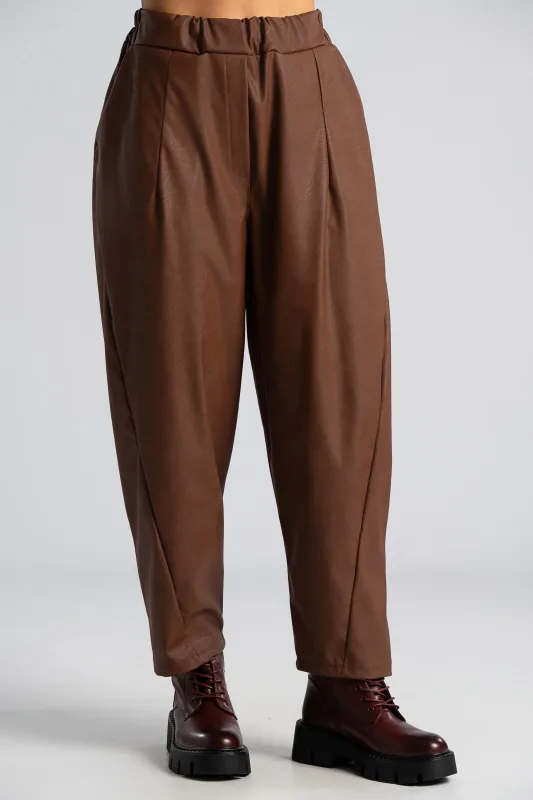 Σετ Μπλούζα-Παντελόνι Δερματίνη