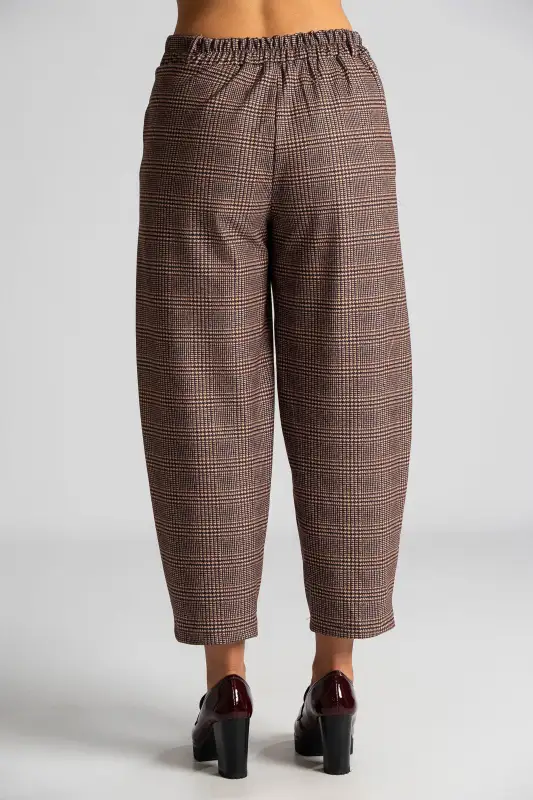 Set Blouse Trousers Checkered
