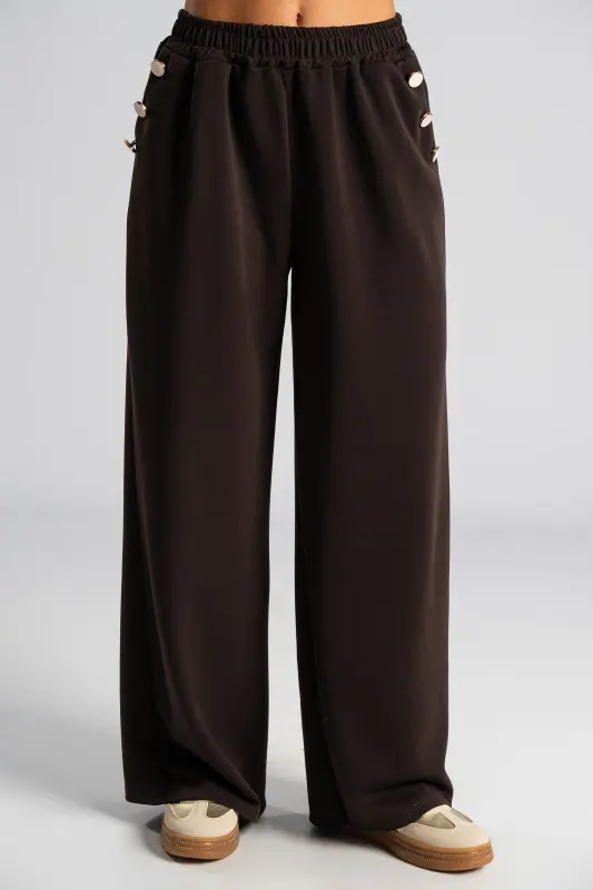 Set Blouse-Pants Button Pearl 