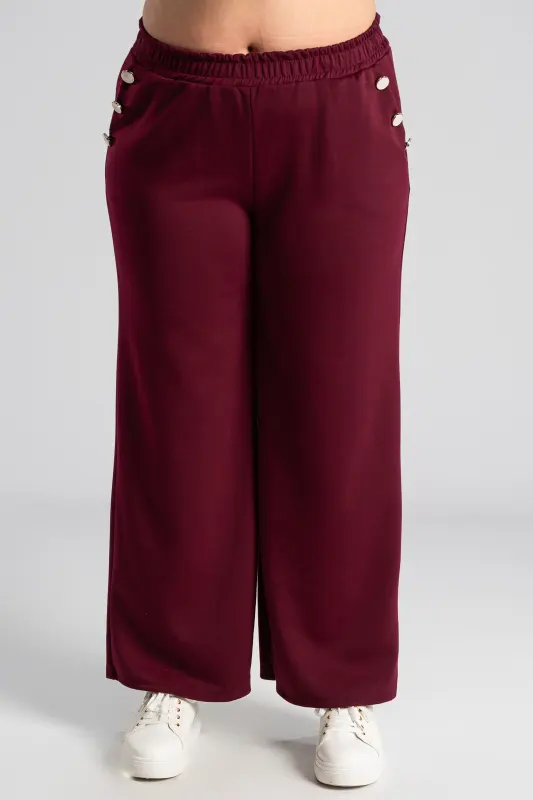 Set Blouse-Pants Button Pearl 