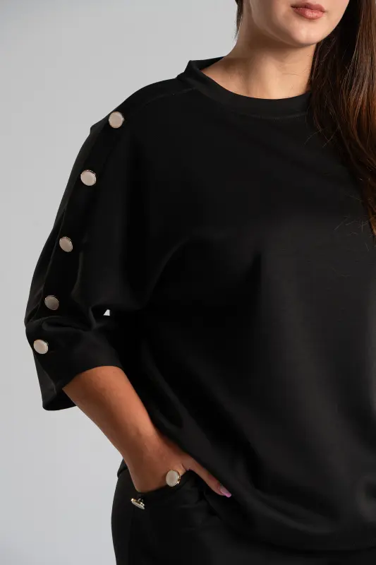 Set Blouse-Pants Button Pearl 
