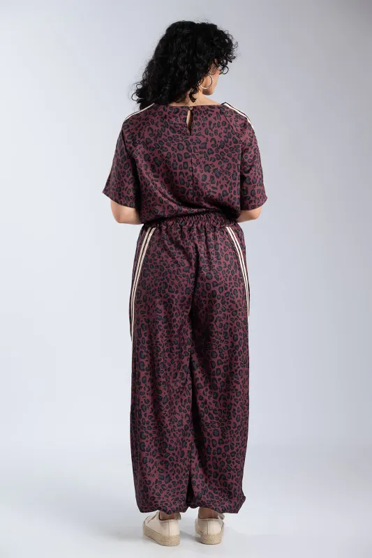 Σετ Μπλούζα-Παντελόνι Leopard Ρίγες