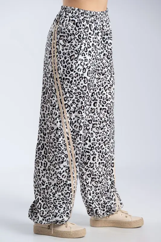 Σετ Μπλούζα-Παντελόνι Leopard Ρίγες