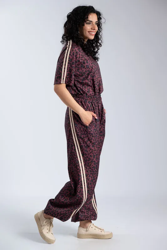 Σετ Μπλούζα-Παντελόνι Leopard Ρίγες