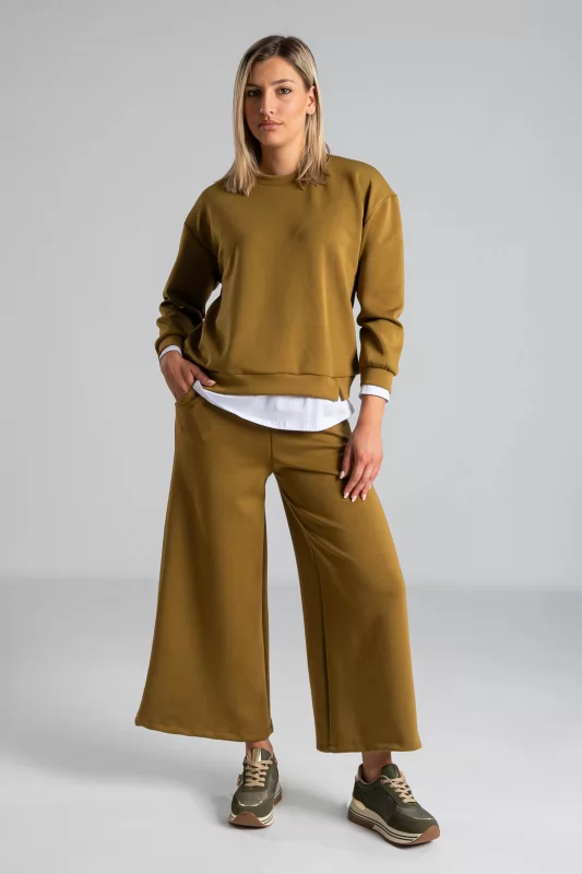Set Blouse-Pants White Detail