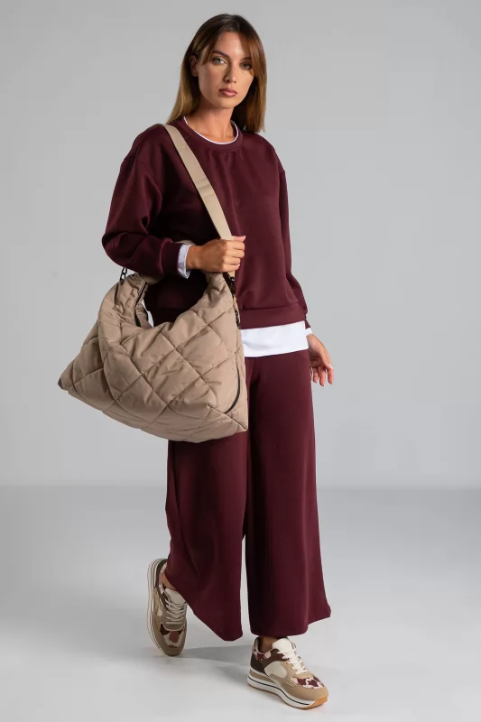 Set Blouse-Pants White Detail